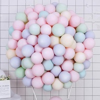 Chaîne de ballons ronds en latex transfrontalière pour Noël, anniversaire, Halloween, Saint-Valentin – Kit de décoration de fête