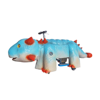 Manège miniature à monnayeur en forme de dinosaure pour parc d'attractions, à vendre