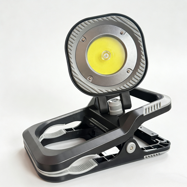 6 Mode Waterproof Car Emergency Inspection Rechargeable COB LED Clamp Work Lamp With Magnet Folding Hook Camping Tent Work Light