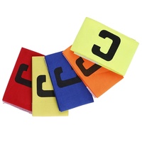 Bande élastique colorée personnalisée pour football football capitaine accessoires brassard de bras