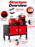 Machine à dénuder les fils automatique sans obstruction We Passion WP-D2, dénudeur de câbles de 1 à 120 mm