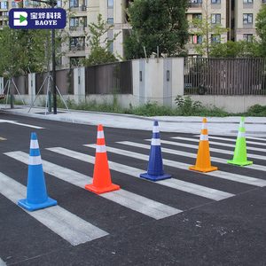 Cono de Seguridad Reflectante Prismático de PVC de Alta Intensidad Baoye de 90 cm (36 Pulgadas) para Carreteras, Tráfico, Construcción de Carreteras - Product Image 6