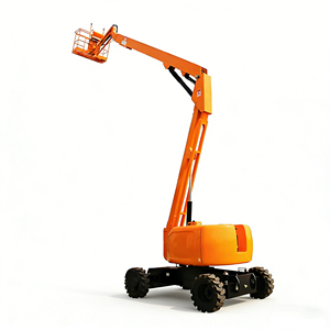 במת הרמה טלסקופית ניידת עם זרוע מתכווננת, ניתנת לגרירה, בעלת הנעה עצמית, עם זרוע מעוקלת. - Product Image 1