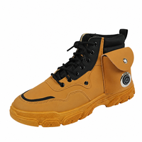 Chaussures unisexes à chauffage à température constante à 3 niveaux avec doublure en peluche et polaire, saison automne, 4 batteries externes rechargeables, personnalisables