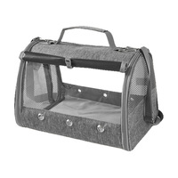 Sac à dos de transport pour oiseaux d'extérieur Parrot, fermeture éclair, conception anti-évasion, polyester transparent, écologique, pour calopsites et pigeons