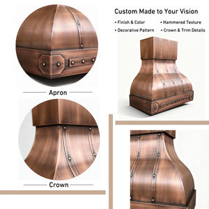 定制法式钟形铜制抽油烟机壁挂式豪华别墅厨房 - Product Image 6