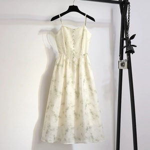 Abito Lungo da Donna Stile <span class=keywords><strong>Palazzo</strong></span> Retrò 2025 di Tendenza, Collo Alto, Maniche a Sbuffo, Stampa Digitale in Pizzo, Asimmetrico Naturale, Casual - Product Image 4