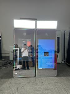 <span class=keywords><strong>2022</strong></span> Offre Spéciale nouveaux produits inventés 70 pouces miroir photomaton LED cadre Led miroir magique signalisation numérique - Product Image 5