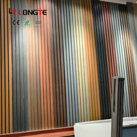 Panneau mural extérieur multi-design en WPC, revêtement mural en composite bois-plastique, panneau mural cannelé co-extrudé