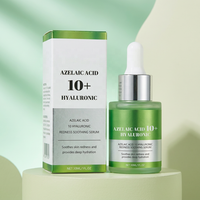 Sérum Visage Coréen Éclaircissant à l'Acide Azélaïque et à l'Acide Hyaluronique, Apaisant Doux pour les Rougeurs Cutanées, Produits de Beauté