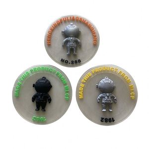 Écusson personnalisé en PVC souple 3D, silicone, caoutchouc, gaufré, avec logo de chapeau, motif floral, alphabet, en forme de cœur et décoration en dentelle - Product Image 1
