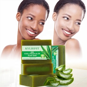 Savons dégraissants 200g à marque privée OEM ODM, parfum frais citron et aloe vera, nettoyants <span class=keywords><strong>anti</strong></span>-acné, savon artisanal pour le bain - Product Image 1