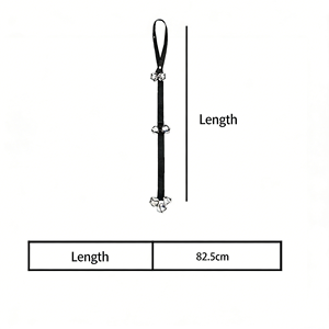 Sonnette pour animaux de compagnie avec corde d'entraînement et cloches d'alarme pour l'apprentissage de la propreté des chiens, <span class=keywords><strong>jouet</strong></span> interactif pour chat, vente en gros - Product Image 5
