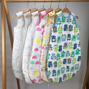 Vêtements 2.5 TOG Gigoteuses rondes pour bébés 2023 Vente en gros Printemps Automne Température constante 100% Coton Robe d'été Adorable - Product Image 2
