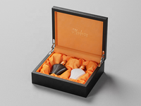 Cadeau d'anniversaire romantique personnalisé boîte à souvenirs en bois de noyer emballage de style haut de gamme boîte en bois boîte à parfum en bois de luxe