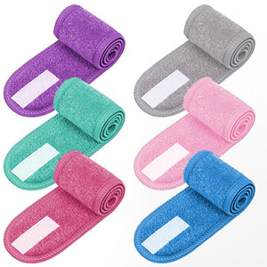 ผ้าคาดศีรษะสำหรับโยคะของผู้หญิง,ผ้าคาดผมสำหรับแต่งหน้าสปาที่คาดผมล้างหน้าล้างได้โลโก้ได้ตามต้องการ - Product Image 2