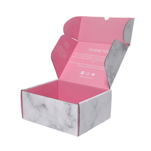 Custom Logo Purple Clothing Apparel Marble packaging Boxes White Marble Skin Care Makeup Shoe Shipping Mailer Package Gift Box