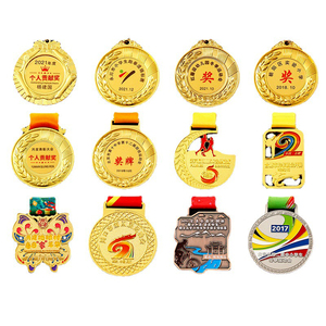 Medalla de Competición de Taekwondo 3D de Aleación de Zinc Personalizada, Medalla Deportiva de Oro Personalizada con Cinta - Product Image 4