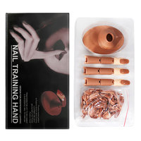 Affichage de faux ongles en plastique pour les débutants en art des ongles en acrylique avec 100 embouts