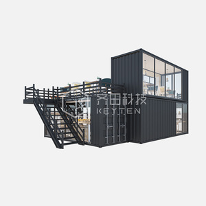 Contenedor Marítimo Modificado para Panadería, Diseño Industrial, Tienda Móvil Rectangular para Exteriores, Uso Comercial en la Calle - Product Image 2