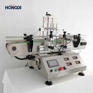 HONGDI <b>Fully</b> <b>Automatic</b> Liquid Filling Production Line for Fruit Juice Yogurt <b>Coffee</b> 35 Bottles/Min Capacity 220V - Product Image 6