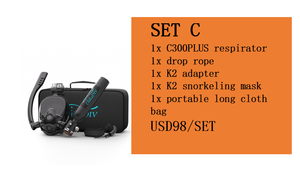 Bộ dụng cụ lặn biển, bình dưỡng khí, bình khí lặn bằng nhôm, thiết bị thở, bình khí mini 0.5L, bộ bình khí lặn - Product Image 5