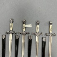 ESPADA MASÓNICA DE CABALLERO TEMPLARIO Espadas ceremoniales para coleccionistas y entusiastas históricos Espadas en miniatura cruzadas Abridor de letras