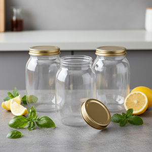 Botellas de Plástico PET Transparente de 500 ml (17 oz) con Tapa de Rosca para Jugo, Té, Café, Refrescos, Frascos de Almacenamiento de Plástico - Product Image 1