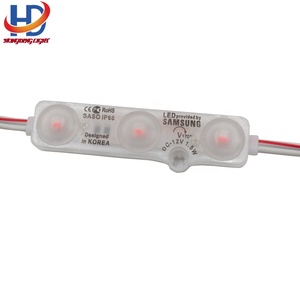 Module LED ultrasonique unique avec lentille pour boîte lumineuse, super luminosité, bon prix, 5730 IP65 12V 1,5W, 3 LED - Product Image 4