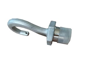 定制小型金属零件压铸砂产品，带碳钢挂钩成型钢零件 - Product Image 2