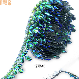 Nouvelles décorations <span class=keywords><strong>Samba</strong></span> en résine, strass et chaînes thermocollantes pour vêtements et sacs à chaussures de style Trinité - Product Image 4