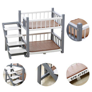 Nieuwe Aanpasbare Milieuvriendelijke Houten Kat Bed Buitenvilla Dierenwinkel Luxe Huisdier Kennel Premium Kattenhuis - Product Image 4