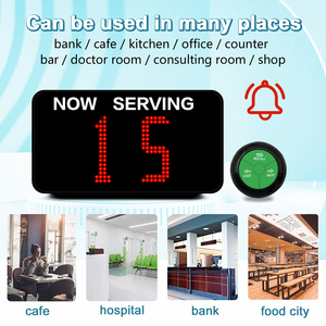 Đơn giản lấy một số máy xếp hàng hệ thống cuộc gọi chuyển đổi Quản lý dòng chờ đợi Bộ thu hiển thị loa với nút tiếp theo - Product Image 6