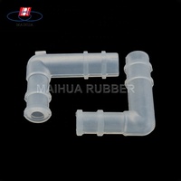 Tuyau coudé en caoutchouc de silicone transparent haute performance/tuyau tubulaire en caoutchouc de silicone