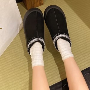 <span class=keywords><strong>Botas</strong></span> de nieve cálidas de invierno 2023 para <span class=keywords><strong>mujer</strong></span>, botines cortos de ante peludo con plataforma, sin cordones, tallas grandes - Product Image 5