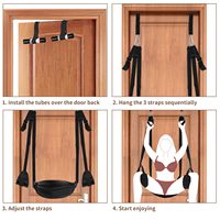 Balancelle Érotique BDSM pour Adultes, Jouet Sexuel, Menottes, Balançoire d'Amour de Haute Qualité pour Couple, Jeu Coquin, Contrainte au Lit, Balançoire de Bondage Sexuel