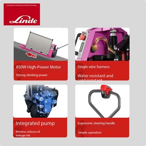 Montacargas eléctrico Linde MT15/20SEC con batería de iones de litio, transpaleta eléctrica para sitios de construcción, transpaleta hidráulica manual. - Product Image 3
