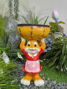 Luz decorativa con diseño de conejo y maceta para exteriores, para decoración de parques y jardines, con clasificación IP65. - Product Image 1