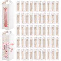 Boîte d'emballage transparente pour tambour, boîte de présentation en verre avec poignée, boîte cadeau d'anniversaire personnalisable selon les besoins