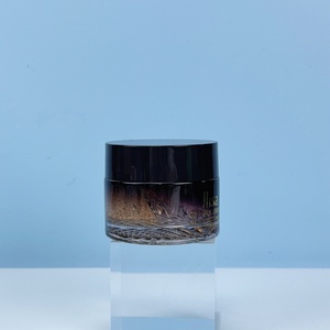 30g 50g Glass Cream Jar Wholesale Red Cosmetic Glass Cream Jar with Plastic Cap for Skin <b>Care</b> <b>Packaging</b> for Beauty Products - Product Image 5