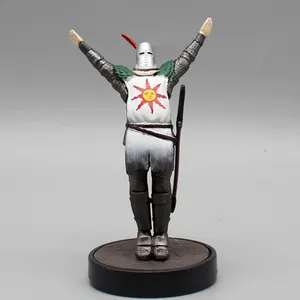 Patung mainan patung prajurit matahari Anime Solaire 9cm tokoh jiwa gelap Gk Solaire figur Astora amibo Pvc koleksi untuk anak-anak