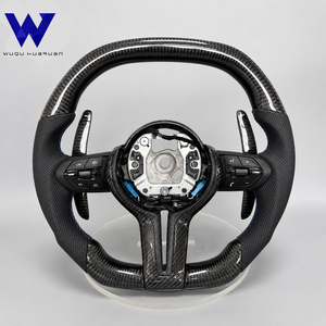 Volante de Fibra de Carbono Personalizado para <span class=keywords><strong>BMW</strong></span> 1M M2 M3 M4 M6 X5M X6M F30 F32 F10 F20 F35 F22 F18 F07 F01 F02 E90 E92 E70 - Product Image 6