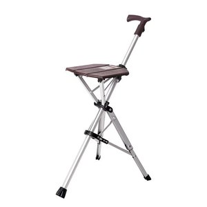 Electric Walking Stick <strong>Chair</strong> for Seniors 1-Click Auto Open/Close Foldable Aluminum Alloy Portable Cane Seat Anti-Slip <strong>Mobility</strong> - Product Image 4