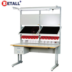 Banc <span class=keywords><strong>de</strong></span> <span class=keywords><strong>travail</strong></span> pour réparations électriques, banc <span class=keywords><strong>de</strong></span> <span class=keywords><strong>travail</strong></span> pour inspection <span class=keywords><strong>de</strong></span> smartphones avec <span class=keywords><strong>plan</strong></span> <span class=keywords><strong>de</strong></span> <span class=keywords><strong>travail</strong></span> ESD - Product Image 2