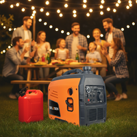 Generador Inverter Portátil de Gasolina de 2000w 2200w, 2KW 2.2KW, Ligero, Ecológico