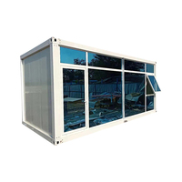 Boîte de sommeil mobile Stockage Granny Flats Cabane Pack plat détachable Préfabriqué Modulaire Petite Maison Conteneur Maisons à vendre USA