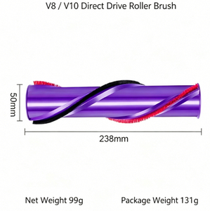 <span class=keywords><strong>Rouleau</strong></span> de <span class=keywords><strong>brosse</strong></span> de nettoyage de tapis en plastique durable, pièce de rechange pour aspirateur domestique sans fil de la série [Nom de la série] - Product Image 4