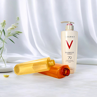 YUERUI Bouteilles de shampooing et d'après-shampooing Ensemble de produits de soin des cheveux Emballage de bouteille Pot de masque capillaire personnalisé avec capuchon à rabat
