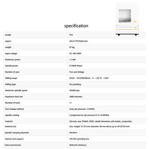 Laboratorio dentale P53 fresatrice laboratorio con connessione remota e calibrazione automatica - Product Image 6