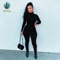 Combinaisons pour femmes prêtes à être expédiées, style boutique, fitness, extensibles, manches longues, doublure épaisse en peluche, automne